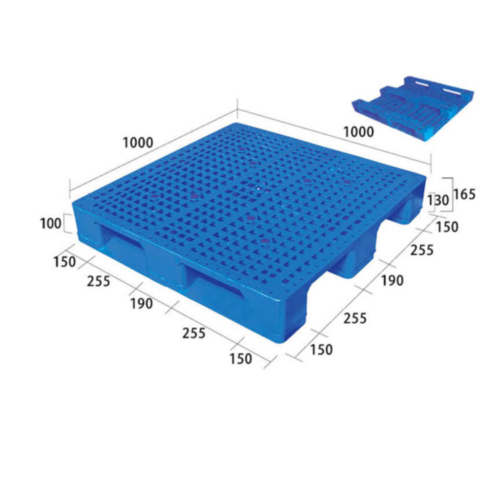 1000×1000 Selective Racking Plastic Pallet
