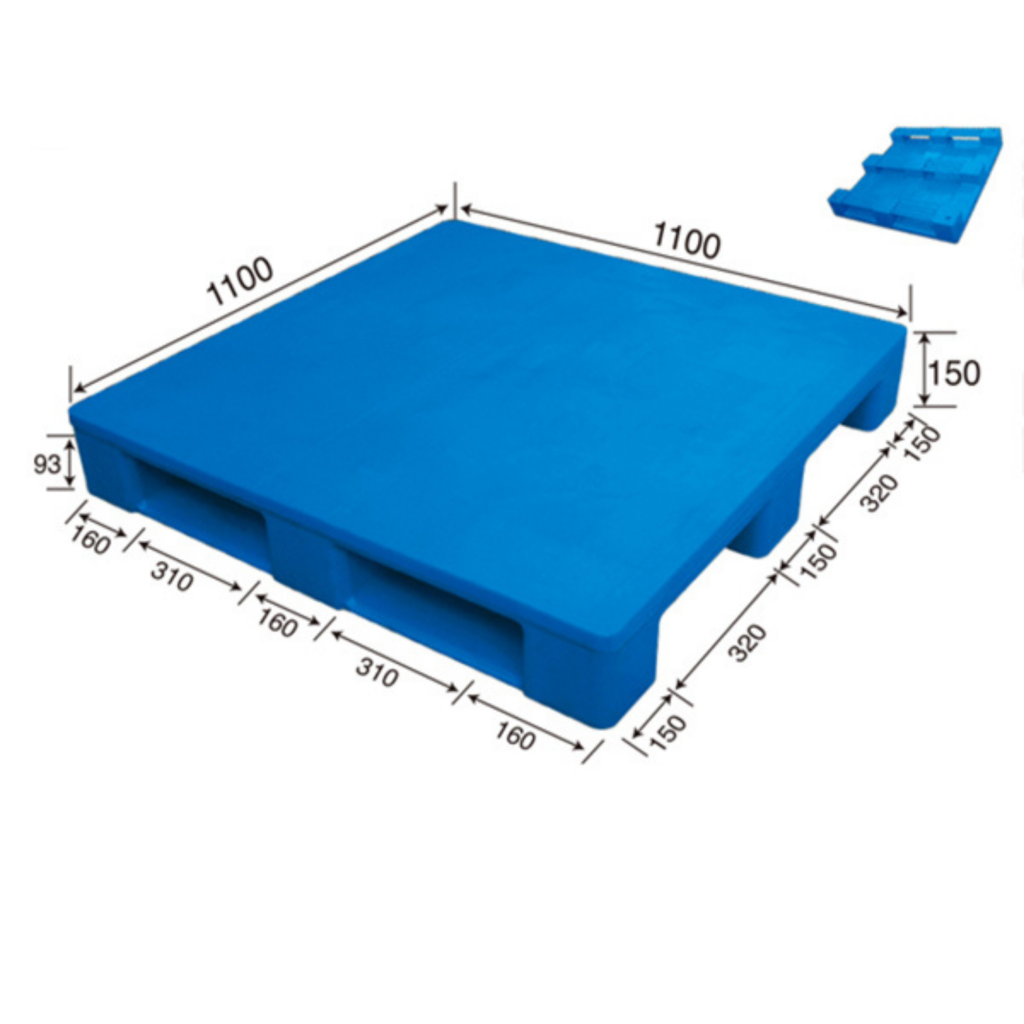 1100×1100 Selective Racking Plastic Pallet