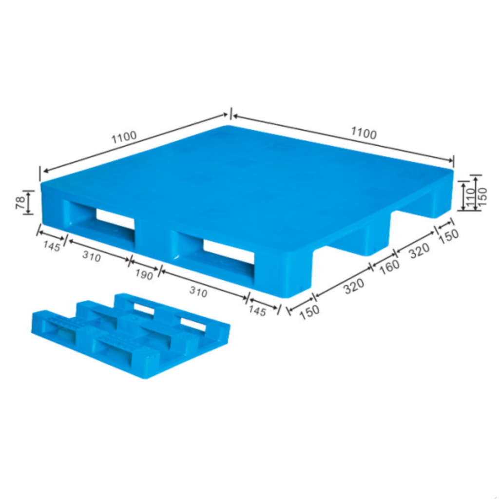 1100×1100 Drive-In Racking Plastic Pallet