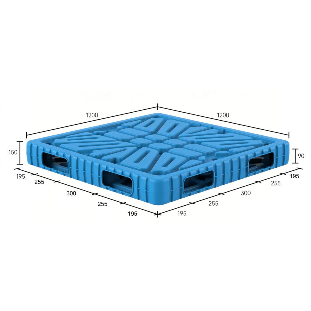 1200×1200 Double Faced Plastic Pallets