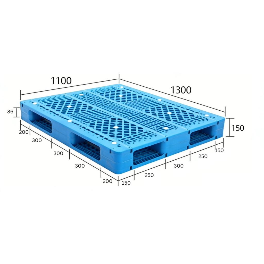1300×1100 Double Faced Plastic Pallets