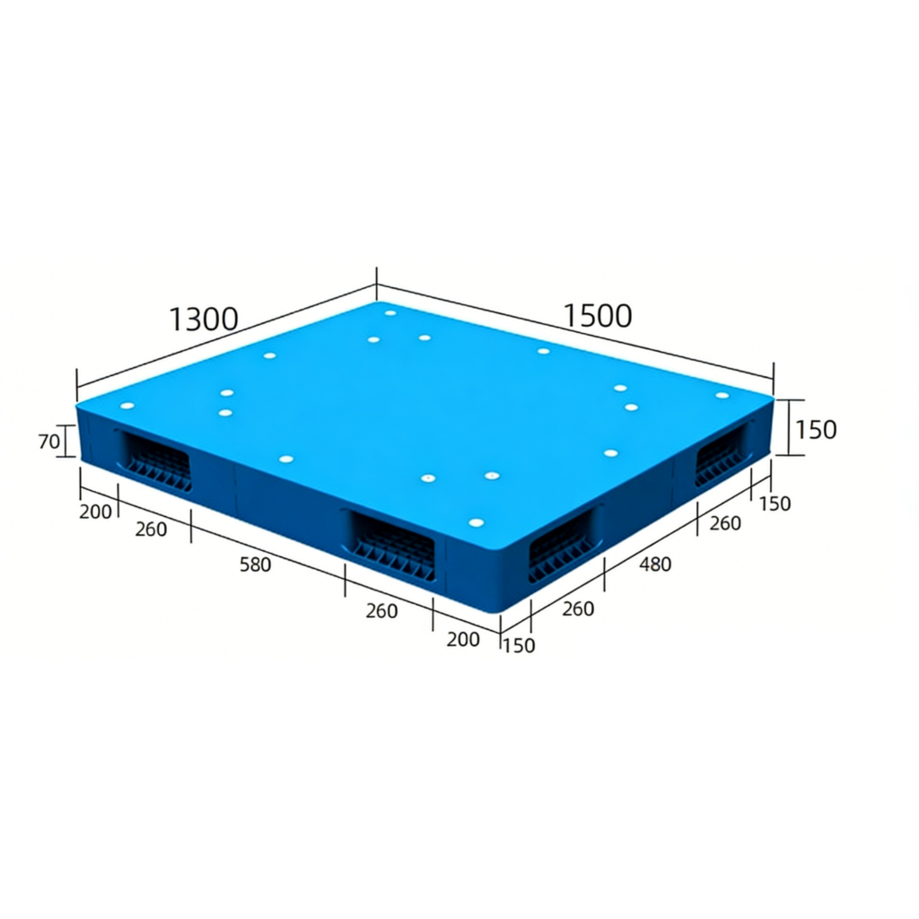 1500×1300 Double Faced Plastic Pallets