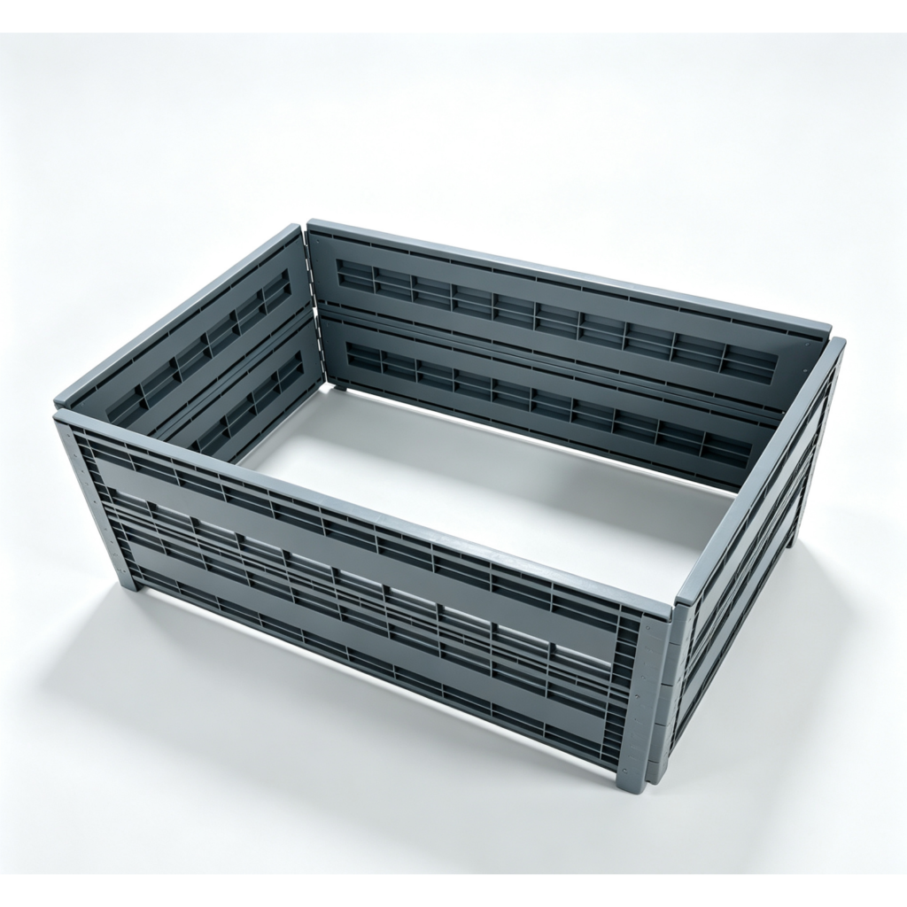 1000 × 1000 Recycled Plastic Pallet Collar
