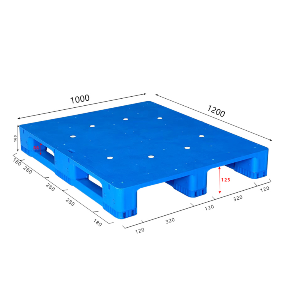 1200 x 1000 Heavy Duty Single Deck Pallet