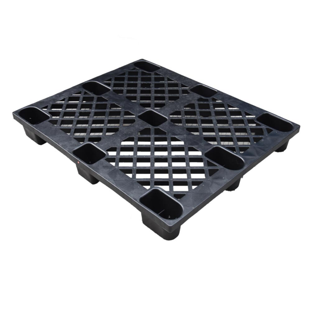 1000 x 800 Nestable Plastic Pallet - recycled material - 9 Legs