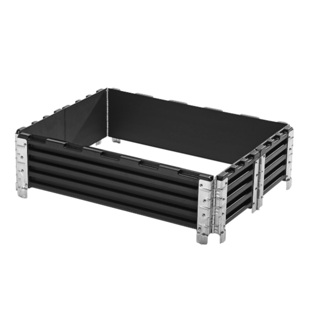 1200 × 800 Stackable Pallet Collar with 6 Hinges