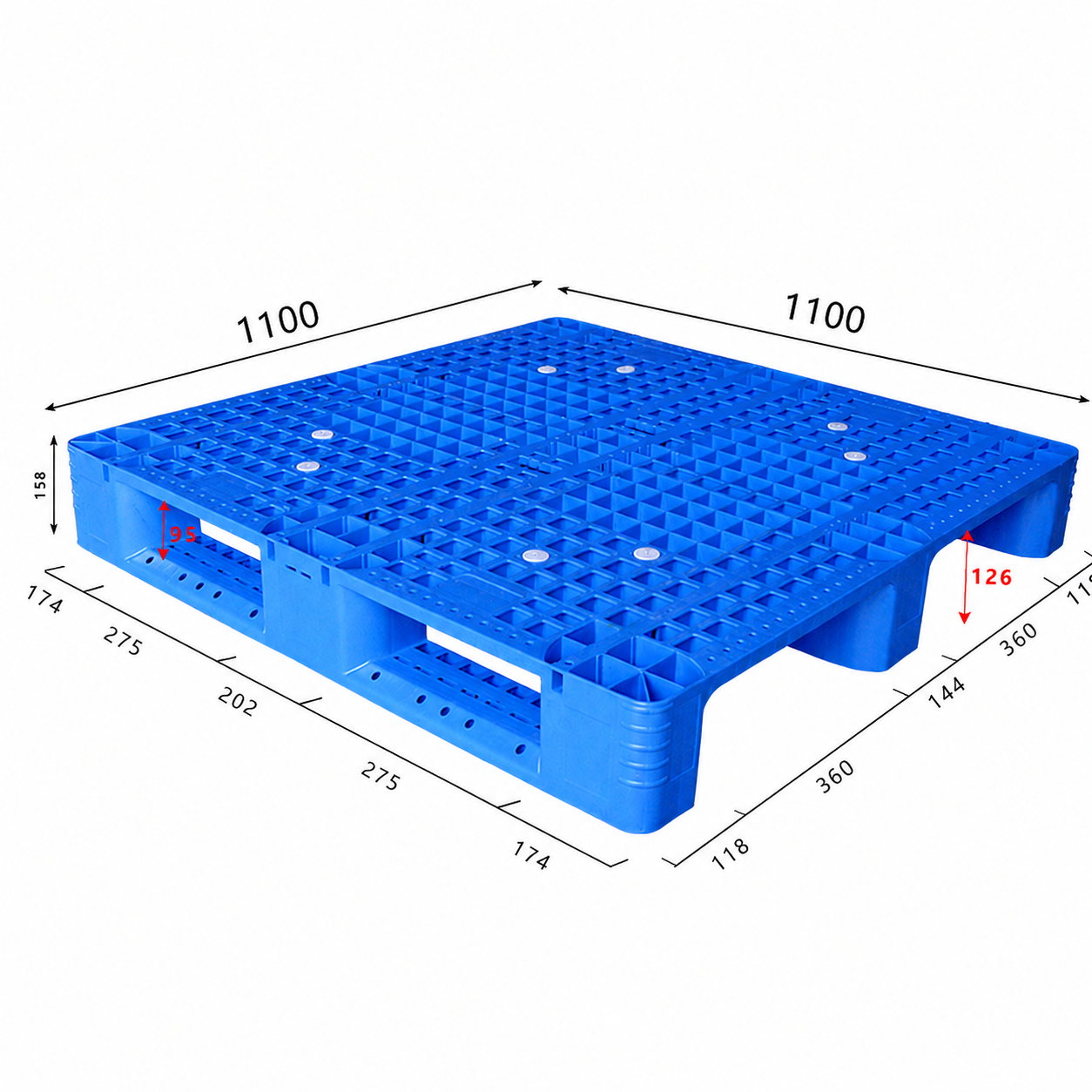 Rackable ASRS Plastic Pallet
