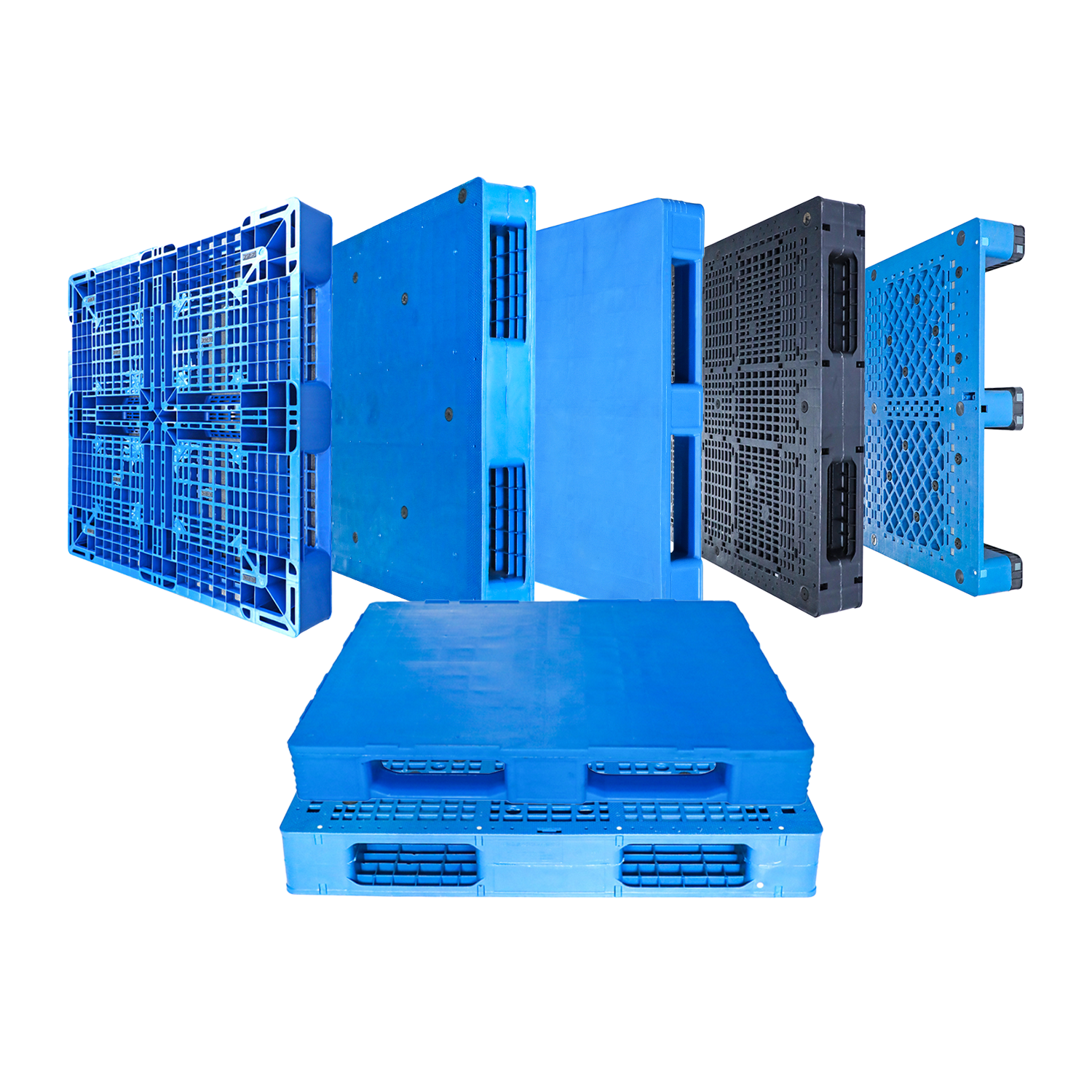 Plastic pallet for automated warehouses