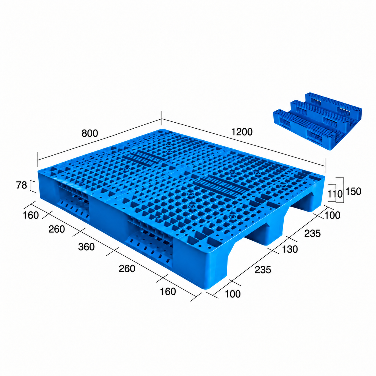AGV Compatible Plastic Pallet2