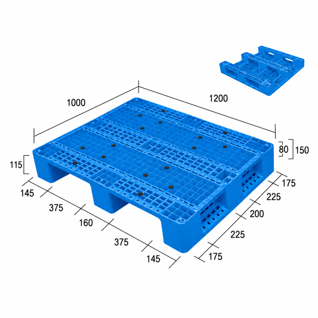 Steel Reinforced Heavy Rack ASRS Pallet2